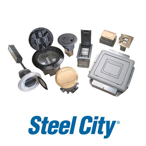 steel city tile boxes|steel city floor boxes catalog.